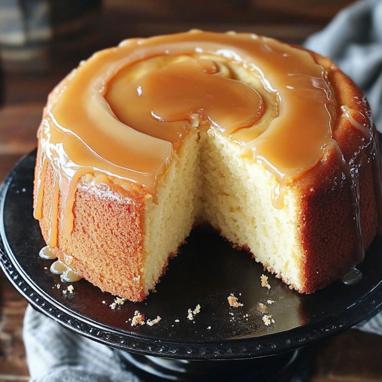 Kentucky Butter Cake z Solonym Karmelem – Twój Nowy Ulubiony Deser!"