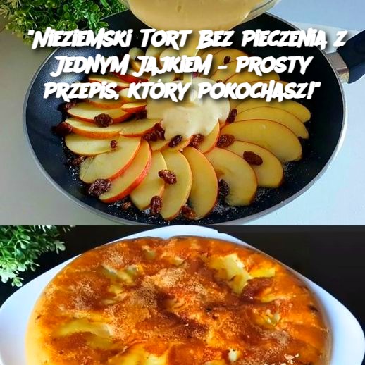 “Nieziemski Tort Bez Pieczenia z Jednym Jajkiem – Prosty Przepis, który Pokochasz!”