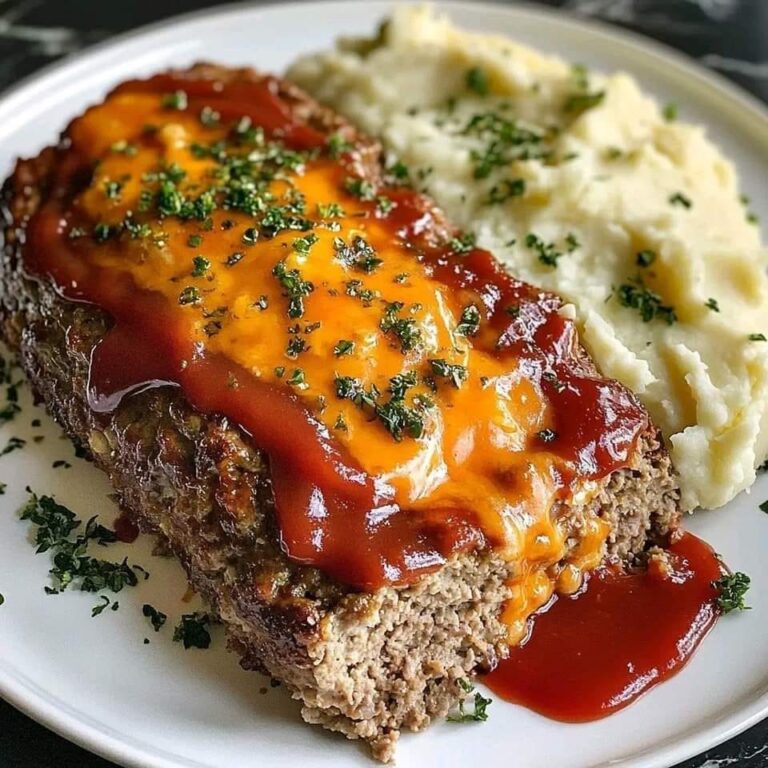 Ultimate Classic Meatloaf z serowym puree ziemniaczanym