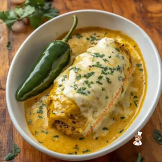 Chili Rellenos faszerowane sosem serowym