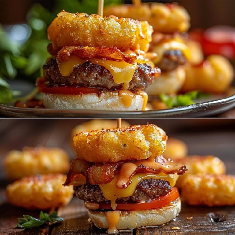 Mini burgery z serem Tater Tot