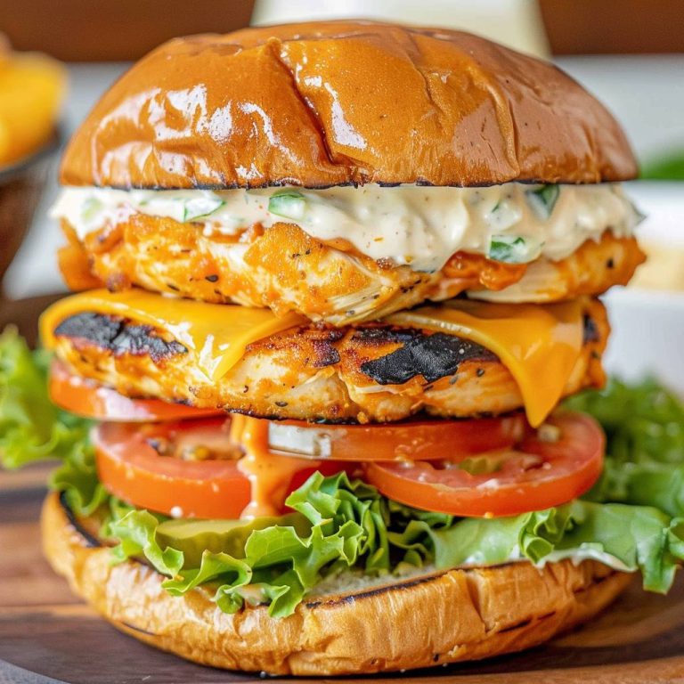 Burgery z kurczakiem i sosem cheddar ranch