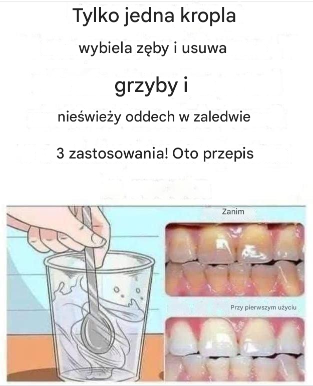 Usuń kamień nazębny i wybiel je dzięki temu prostemu przepisowi.