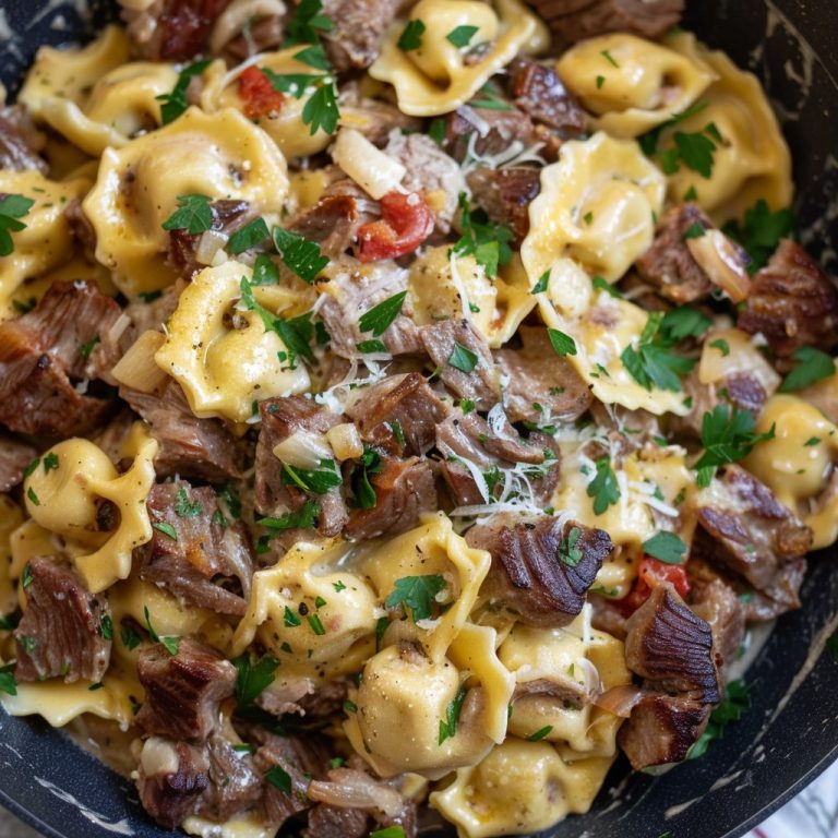 Tortellini z czosnkiem