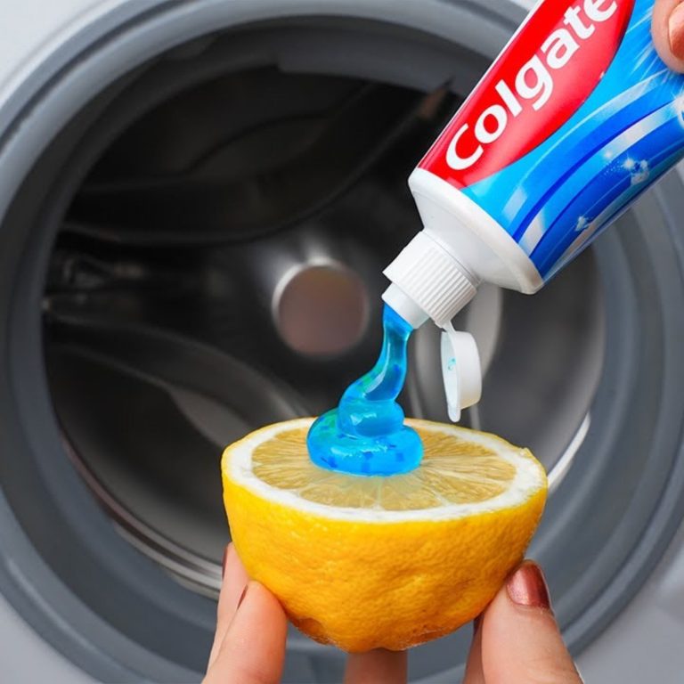 Ożyw swoją pralkę dzięki niesamowitemu trikowi z cytryną i pastą do zębów