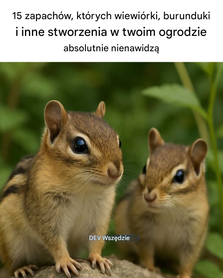 15 zapachów, których wiewiórki, burunduki i inne stworzenia w twoim ogrodzie absolutnie nienawidzą