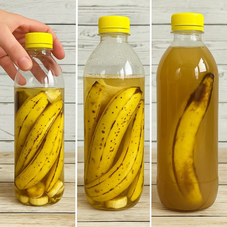 Skórki od banana: Włóż je do butelki. Jeśli użyjesz ich w ten sposób, nigdy więcej ich nie wyrzucisz