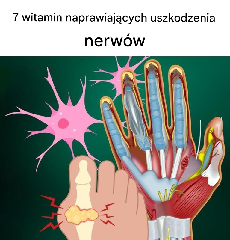 7 niesamowitych witamin naprawiających uszkodzenia nerwów