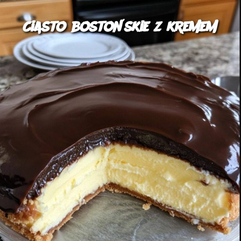 Ciasto bostońskie z kremem