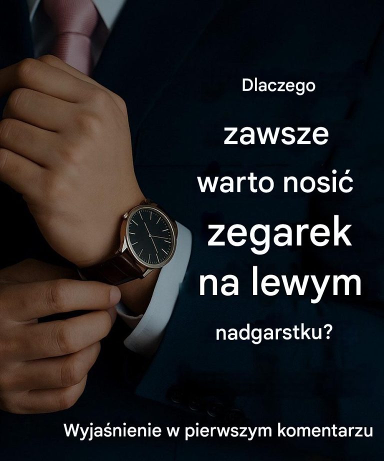 Zawsze należy zachować ostrożność na lewym nadgarstku